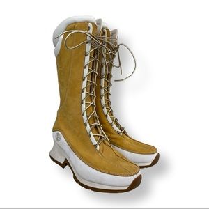 TIMBERLAND Y2K platform knee high boots